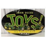 Ertl John Deere Toys! And Collectibles sign