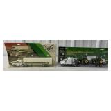 2 Ertl John Deere diecast trucks in packs