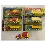 7 Tootsietoy Dump Truck/Mixer/Horse Hauler