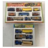 2 Tootsietoy Sets-Keep On Trucking/Interstate