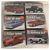 6 AMT Model Kits, Plastic Sealed