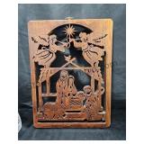 Wood Nativity Joe Dove