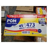 POM 45 Rolls Toilet Paper