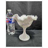 VNT Fenton Spanish Lace Silvercrest Dish