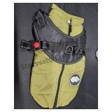 Med Waterproof Dog Coat & Removable Harness