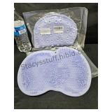 2 Silicone Suction Cup Foot Scrubbers