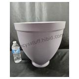 Large Planter Plastic  Dark Grey