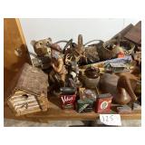 Assorted Home Décor, Figurines, Bird Houses