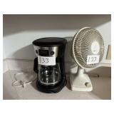 Mr. Coffee Maker, Small Lasko Fan