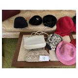 Ladies Hats & 2 Purses