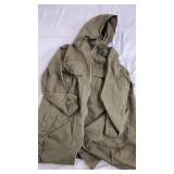 Hooded zip front lightweight jacket, large