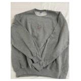 Sequin heather gray sweatshirt XL