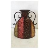 13" Metal Decor Jug