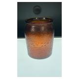 Vintage beaded glass cigar humidor