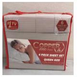 New CopperX 6pc Queen Sheet Set