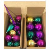 2 New Boxes of Christmas Ornaments