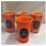 4 New Harley Davidson 6" Cups