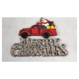 New Merry Christmas Wood Sign