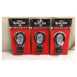 3 New ALLEN Cable Gun Locks