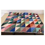 Handstitched Patchwork Quilt 33x41