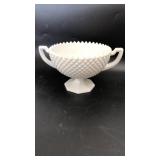 Westmoreland 8" Milk Glass Pedestal Bowl