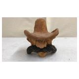 4.5" Carved Cowboy