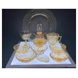 12pc misc depression glass lot-bowls, etc