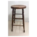 Old Wood Stool 25"