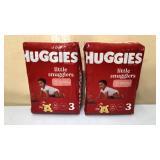 2 New Packs Huggies Snugglers