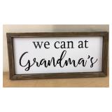 New 24 x 11 Grandma Sign