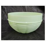 Vintage Jadeite Basket Weave Mixing Bowl