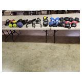 Boxing Gloves and Work Out Equipment