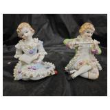 2 Vintage Japan Porcelain Figurines