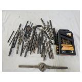 Assortment of Drill Bits, Tap & Die Wrench