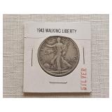 1943 Silver Walking Liberty Half Dollar