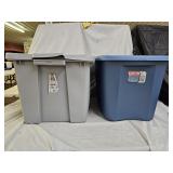 2 Sterilite 18 Gallon Totes