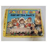 1974 Colorforms Raggedy Ann Pop-Up Tea Party