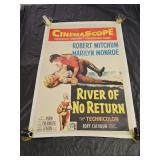 1954 River of No Return Original Movie Poster