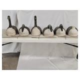 6 Vintage Canadanian Goose Decoys