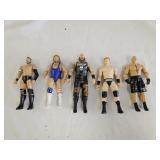 5 WWE Wrestling Action Figures