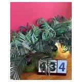 3 ARTIFICIAL PLANTS IN DINING ROOM