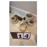 POTS IN MASTER BATH