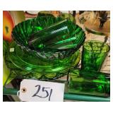 Emerald Green Glass, Deviled Egg Dish
