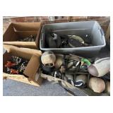 Duck Decoys, Stands, and Bag
