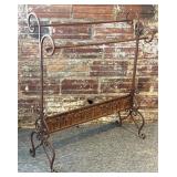 Metal Quilt Rack with Cross Detail 32" x 13.5" x
