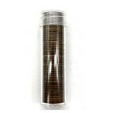 (50) Wheat Cents in Tube