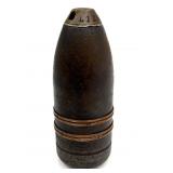 Vintage Inert Military Projectile 4"