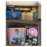 Elvis Purse, Playing Cards, Keychain, VHS Tapes,