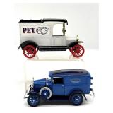 Pet Milk Die Cast Delivery Coin Bank and King &