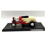 1932 Ford Hot Rod Die Cast Model 8" on Plastic